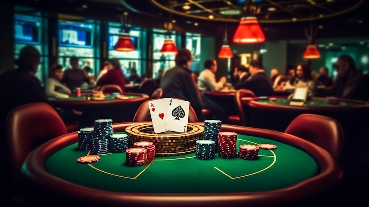Tampilan meja Baccarat dealer langsung di aplikasi mobile roda putar